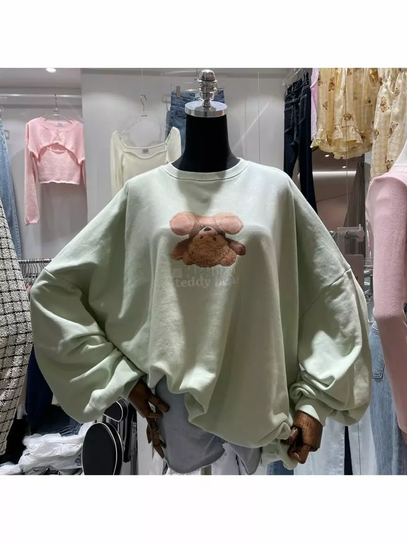 Monroe - Korean Women Fashion - #momslook - Teddy Sweatshirt