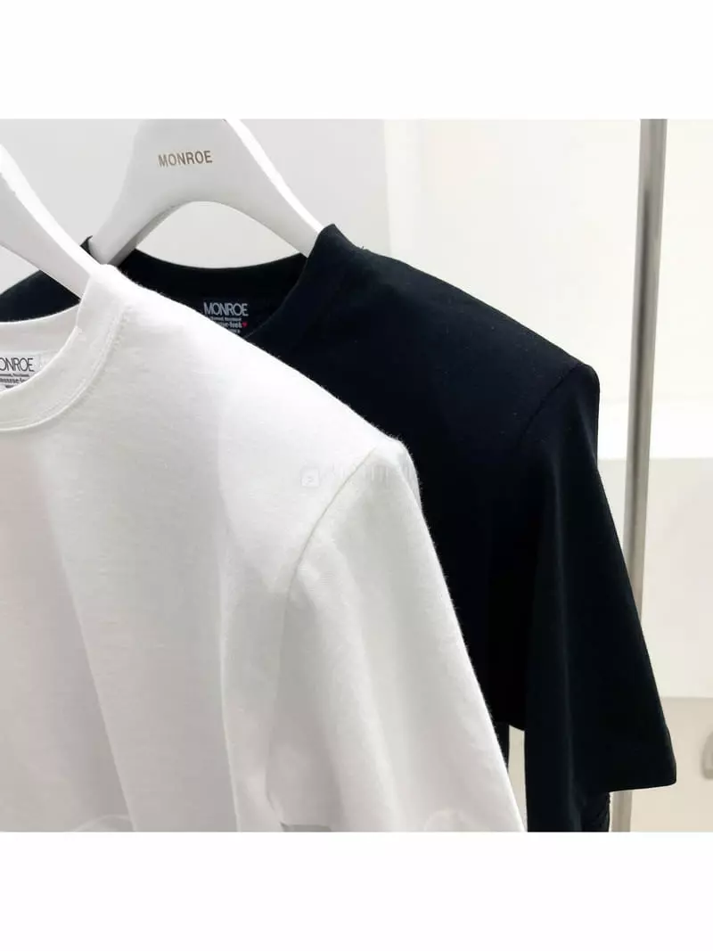 Monroe - Korean Women Fashion - #vintageinspired - Pad Crop Tee - 2