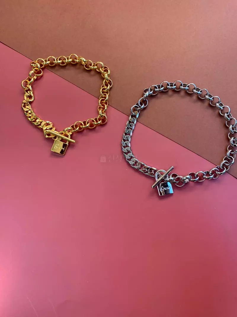 Mood - Korean Women Fashion - #momslook - A2639 Chain Necklace