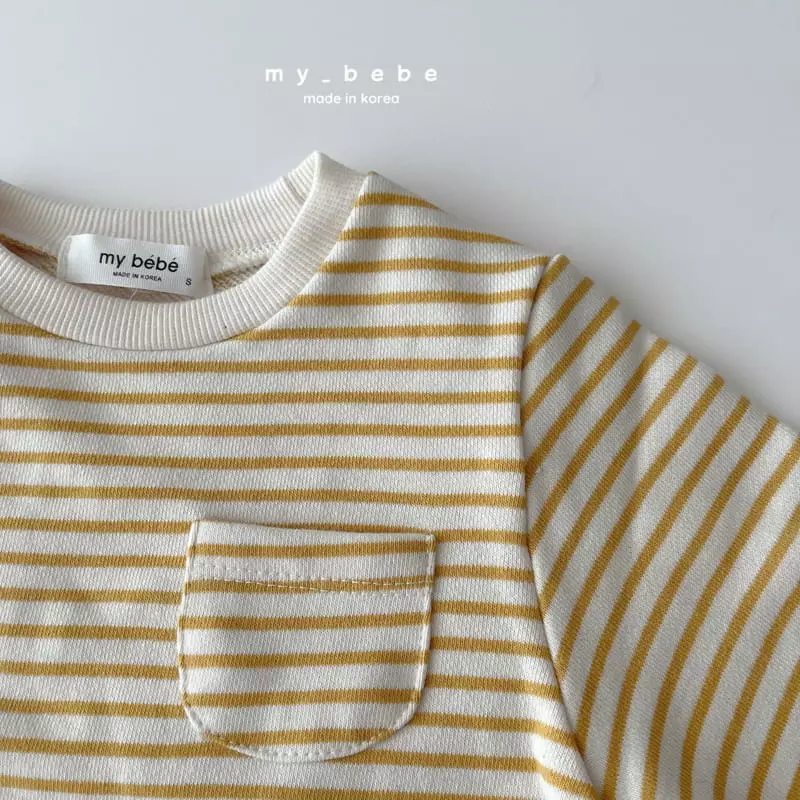 My Bebe - Korean Baby Fashion - #babyboutique - Stripes Bodysuit 22 - 9