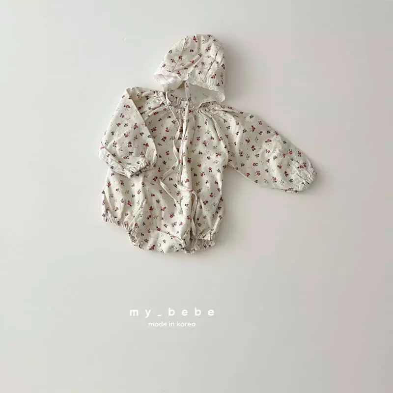 My Bebe - Korean Baby Fashion - #babyboutique - Lolo Shirring Bodysuit Set - 7