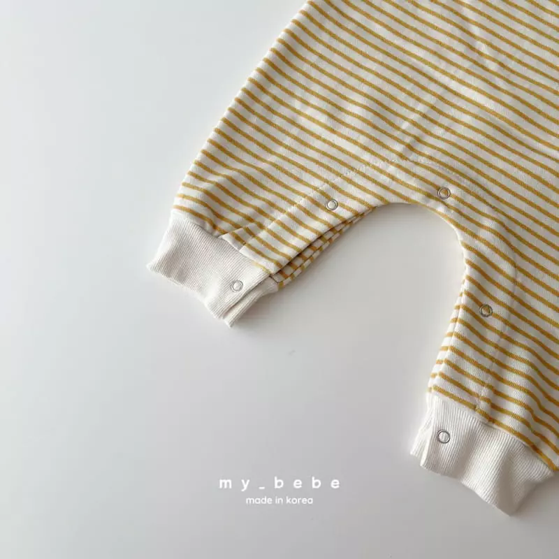 My Bebe - Korean Baby Fashion - #babyboutiqueclothing - Stripes Bodysuit 22 - 10