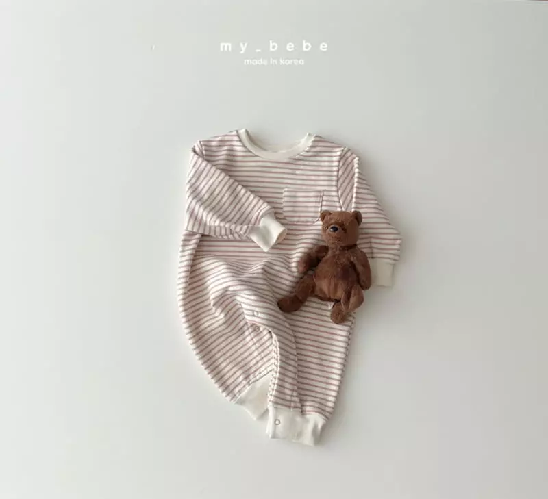 My Bebe - Korean Baby Fashion - #babyfashion - Stripes Bodysuit 22 - 12