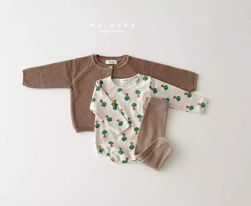 My Bebe - Korean Baby Fashion - #babyfever - Garden Bodysuit - 9