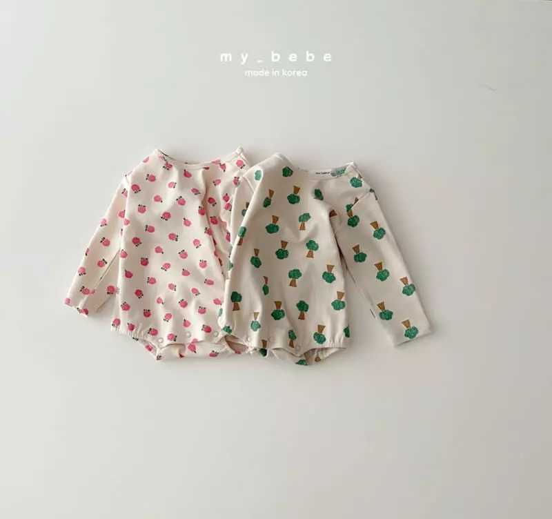 My Bebe - Korean Baby Fashion - #onlinebabyboutique - Garden Bodysuit - 2