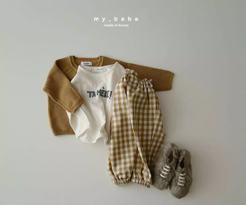My Bebe - Korean Children Fashion - #Kfashion4kids - Mommy Piping Tee - 8