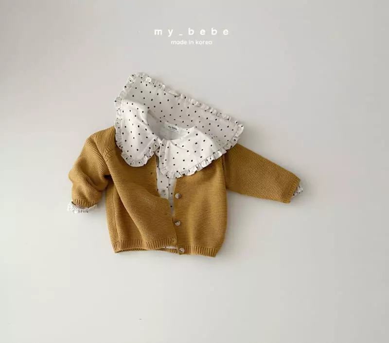 My Bebe - Korean Children Fashion - #Kfashion4kids - Big Collar Blouse - 5