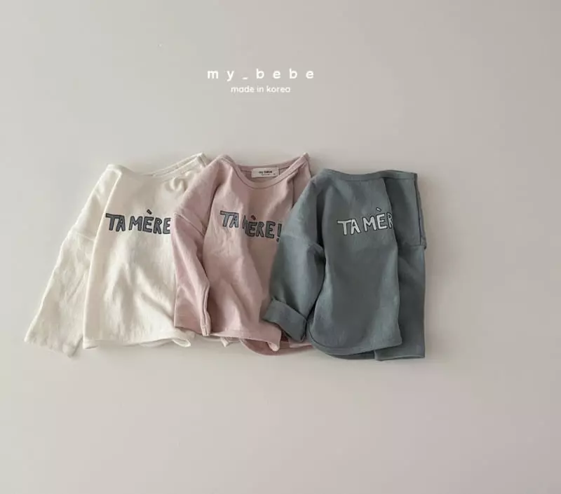My Bebe - Korean Children Fashion - #childrensboutique - Mommy Piping Tee