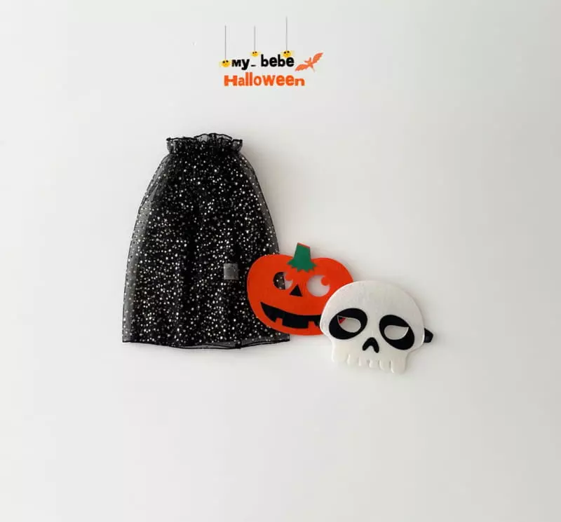 My Bebe - Korean Children Fashion - #designkidswear - Halloween Sha Skirt