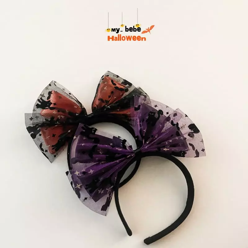 My Bebe - Korean Children Fashion - #discoveringself - Halloween Ribbon Hairband - 11