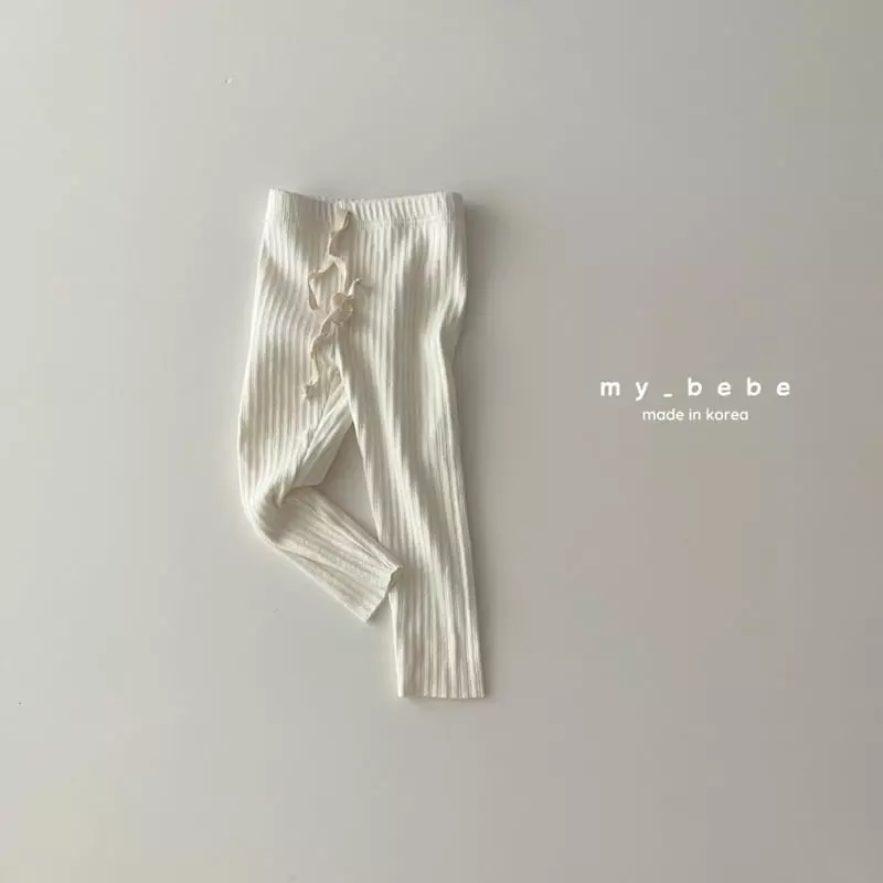 My Bebe - Korean Children Fashion - #discoveringself - Peach Sticky Leggings - 6