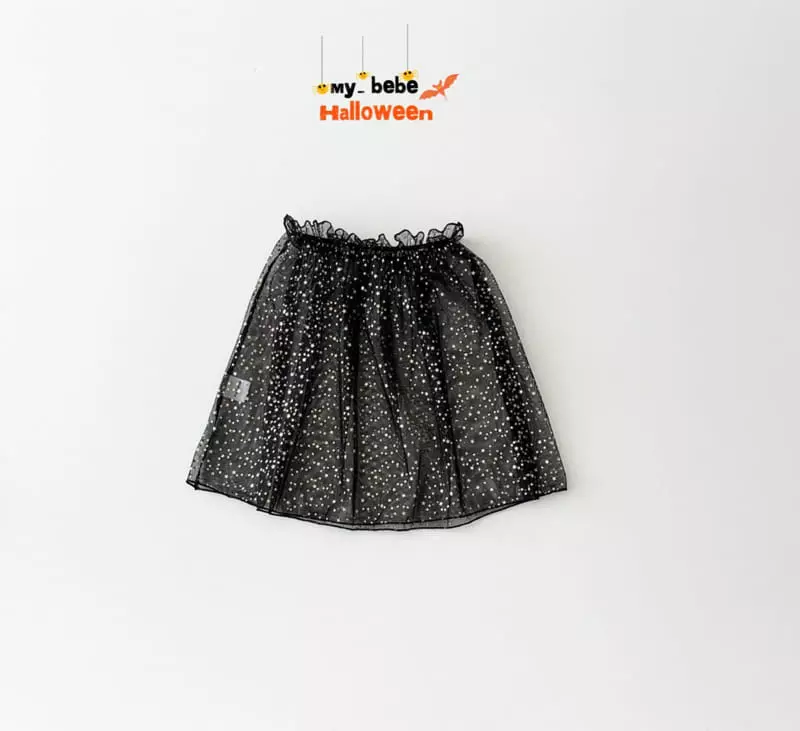 My Bebe - Korean Children Fashion - #fashionkids - Halloween Sha Skirt - 3