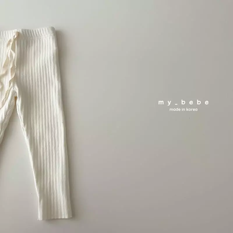 My Bebe - Korean Children Fashion - #fashionkids - Peach Sticky Leggings - 7