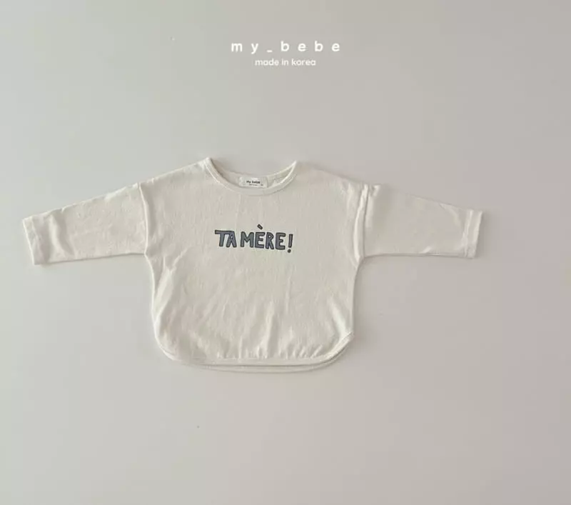 My Bebe - Korean Children Fashion - #discoveringself - Mommy Piping Tee - 4