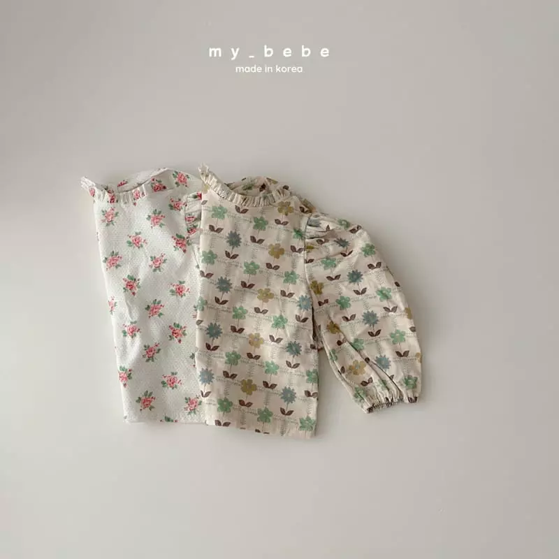My Bebe - Korean Children Fashion - #fashionkids - Cha Cha Rib Blouse - 2