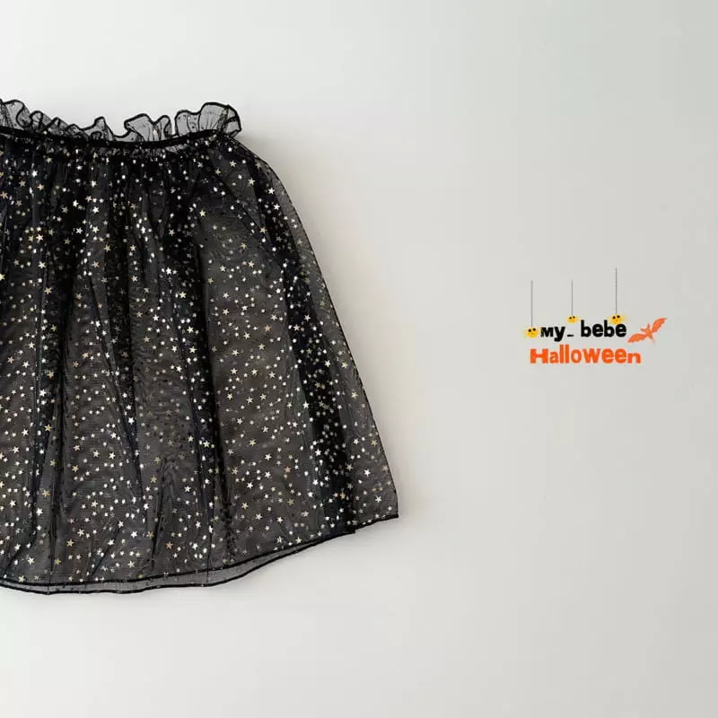 My Bebe - Korean Children Fashion - #fashionkids - Halloween Sha Skirt - 4