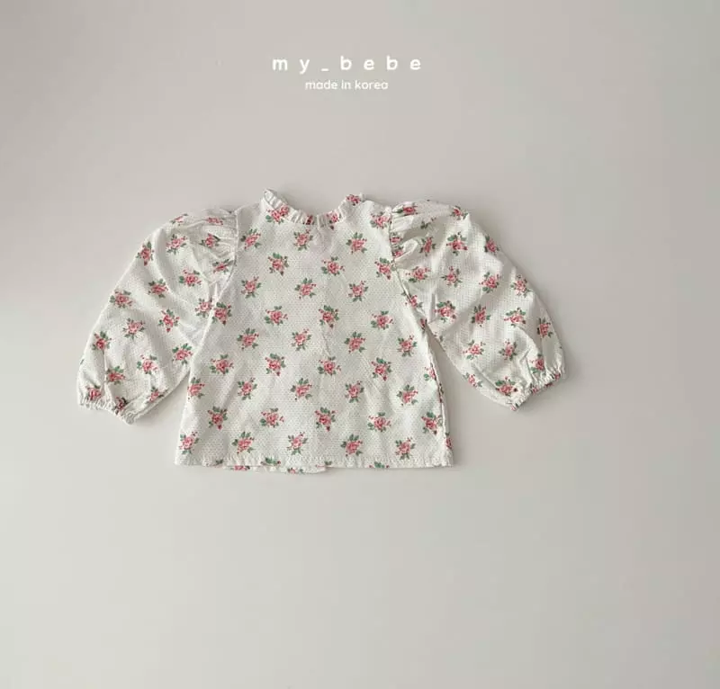 My Bebe - Korean Children Fashion - #kidsshorts - Cha Cha Rib Blouse - 4