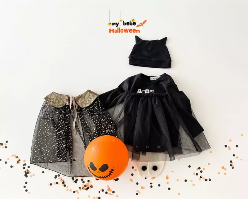 My Bebe - Korean Children Fashion - #kidzfashiontrend - Halloween Cape - 5