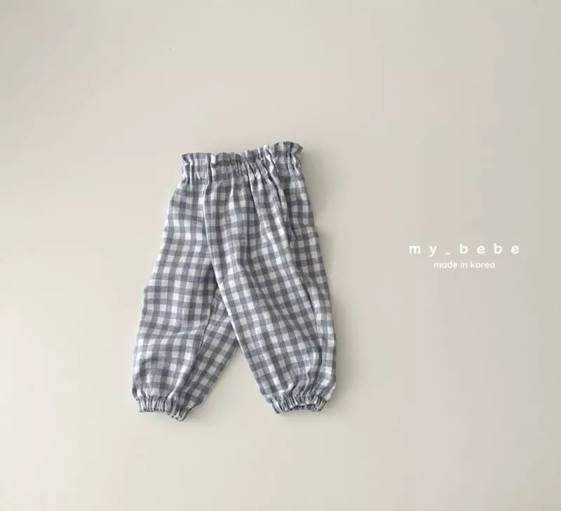 My Bebe - Korean Children Fashion - #kidzfashiontrend - Check Pumpkin Pants - 8