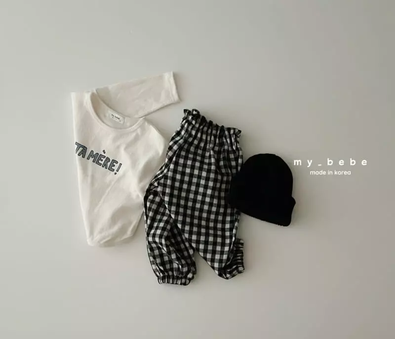 My Bebe - Korean Children Fashion - #kidzfashiontrend - Mommy Piping Tee - 7