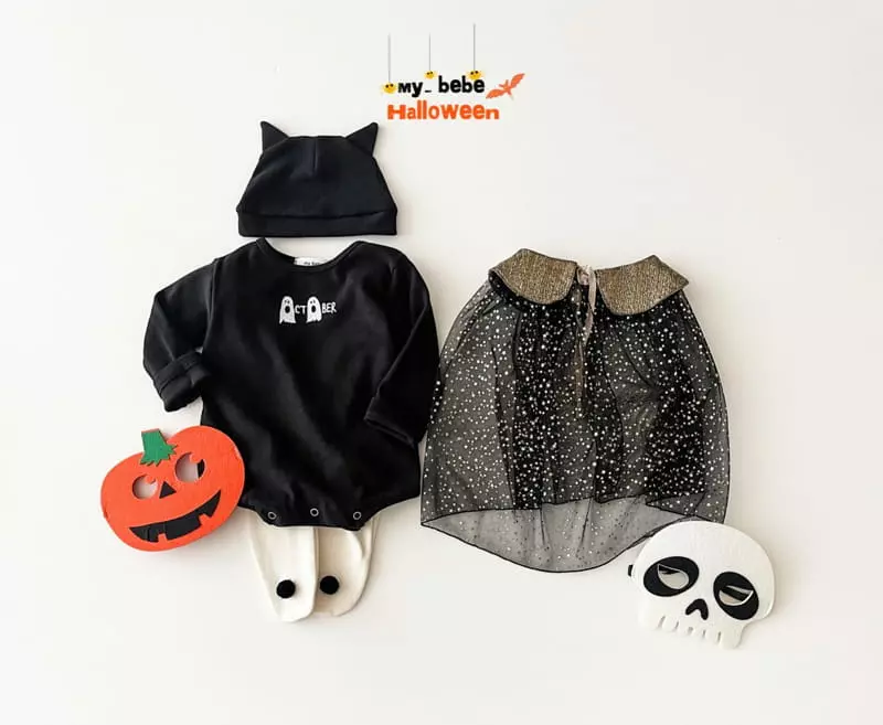 My Bebe - Korean Children Fashion - #littlefashionista - Halloween Cape - 7