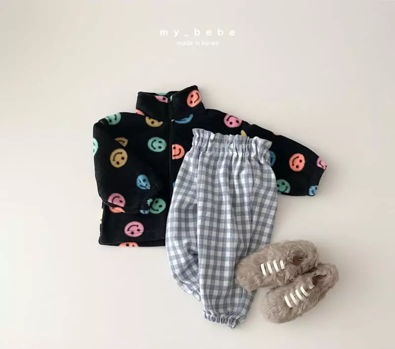 My Bebe - Korean Children Fashion - #littlefashionista - Check Pumpkin Pants - 10