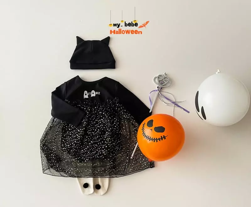 My Bebe - Korean Children Fashion - #minifashionista - Halloween Sha Skirt - 10