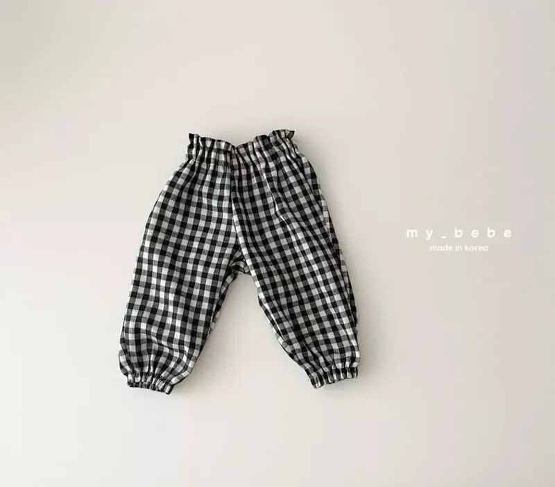 My Bebe - Korean Children Fashion - #minifashionista - Check Pumpkin Pants - 12