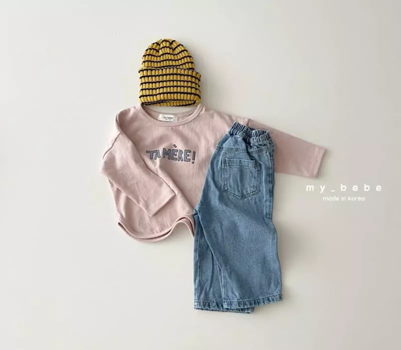 My Bebe - Korean Children Fashion - #minifashionista - Mommy Piping Tee - 11