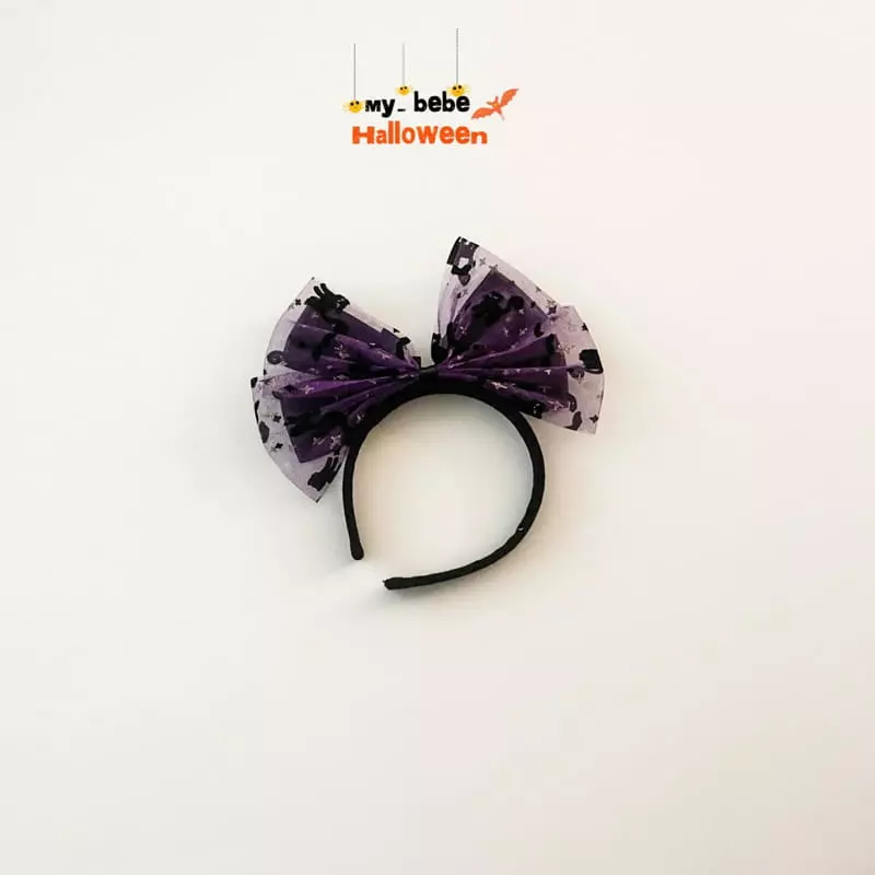 My Bebe - Korean Children Fashion - #prettylittlegirls - Halloween Ribbon Hairband - 6