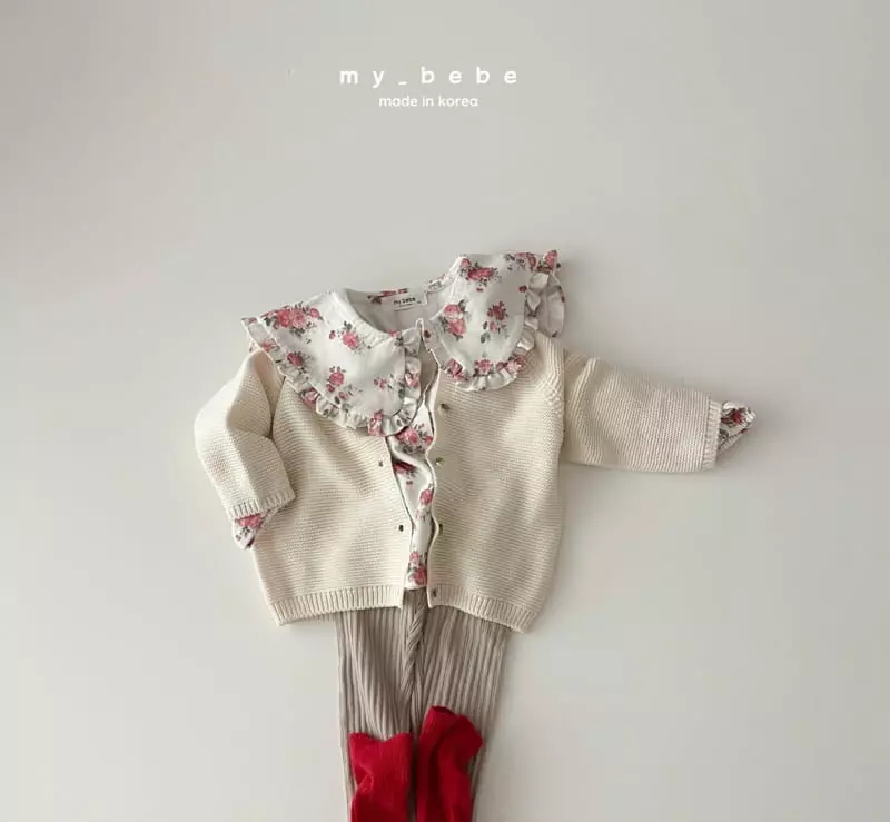 My Bebe - Korean Children Fashion - #stylishchildhood - Big Collar Blouse - 12