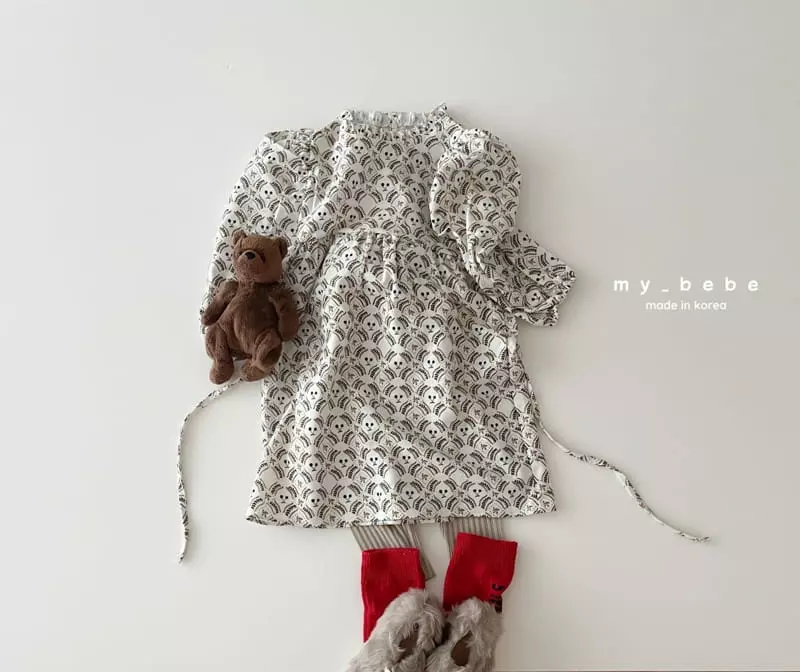 My Bebe - Korean Children Fashion - #stylishchildhood - Melody One-piece - 9