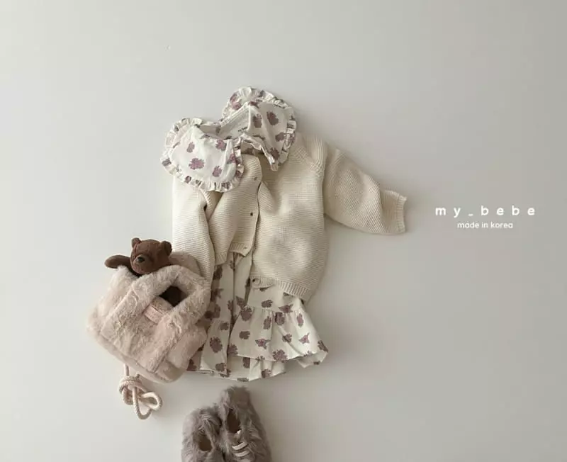 My Bebe - Korean Children Fashion - #toddlerclothing - Frill Collar One-piece - 7