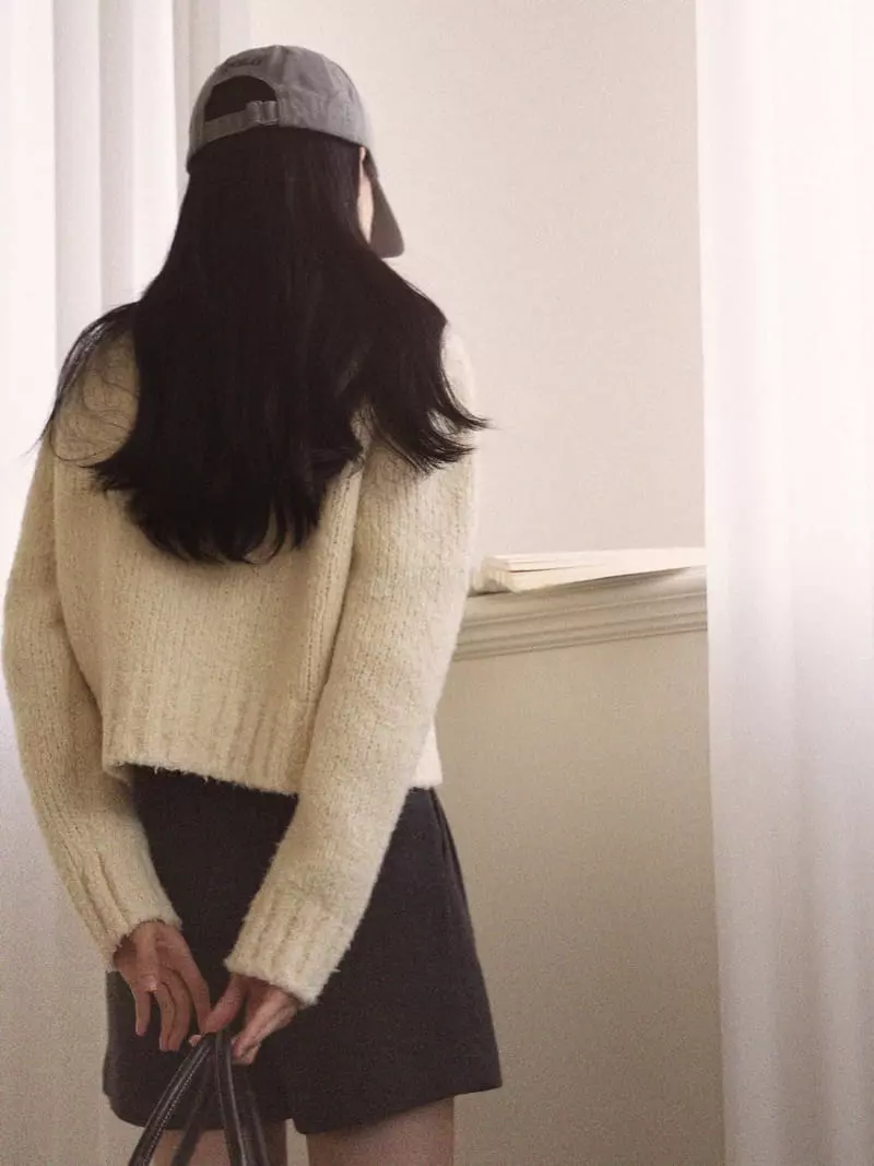 Nan - Korean Women Fashion - #womensfashion - Cloud Double Cardigan - 4