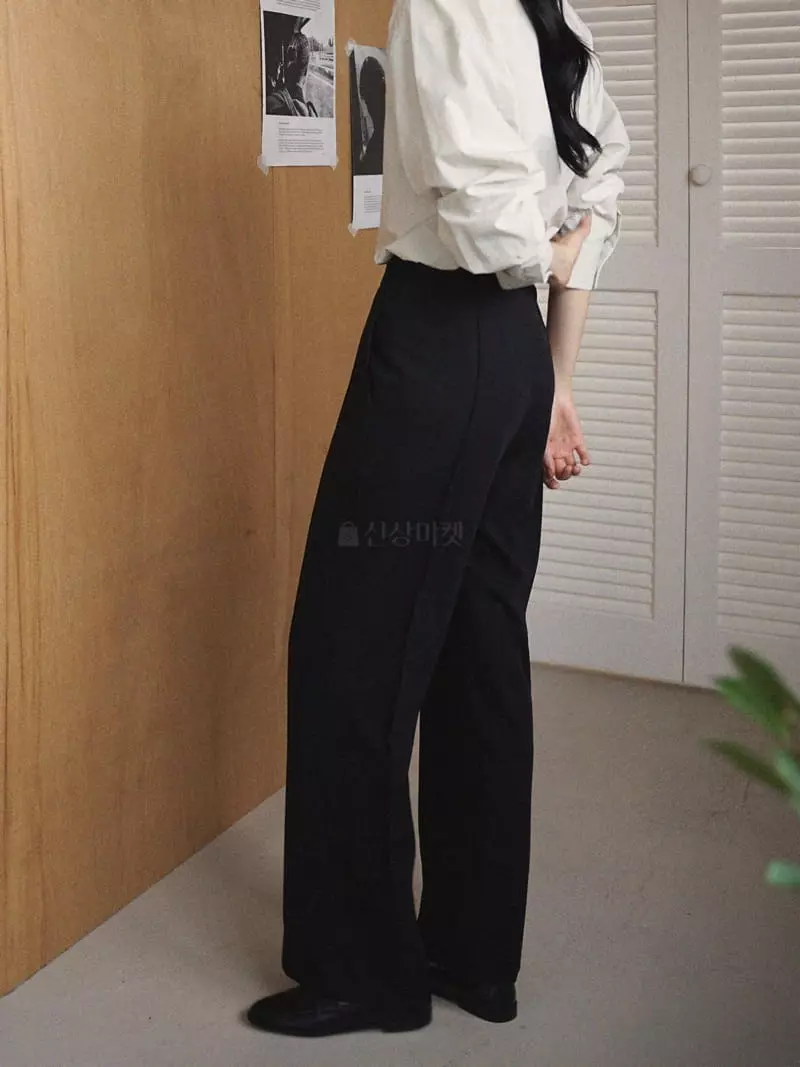 Nan - Korean Women Fashion - #momslook - Pintuck Pants