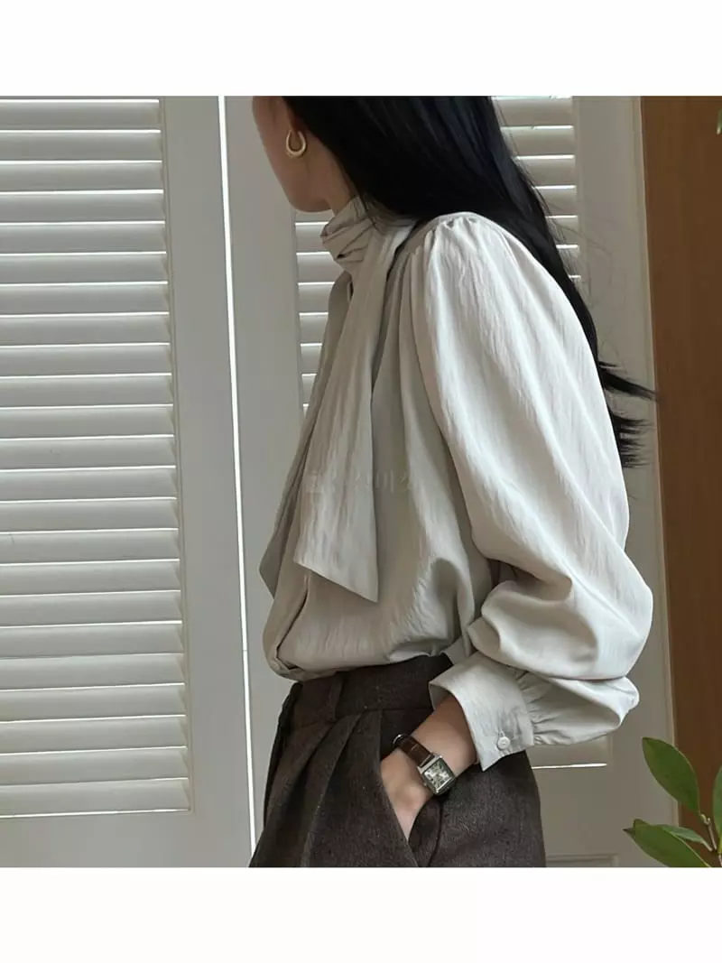 Nan - Korean Women Fashion - #momslook - Bre Blouse - 11