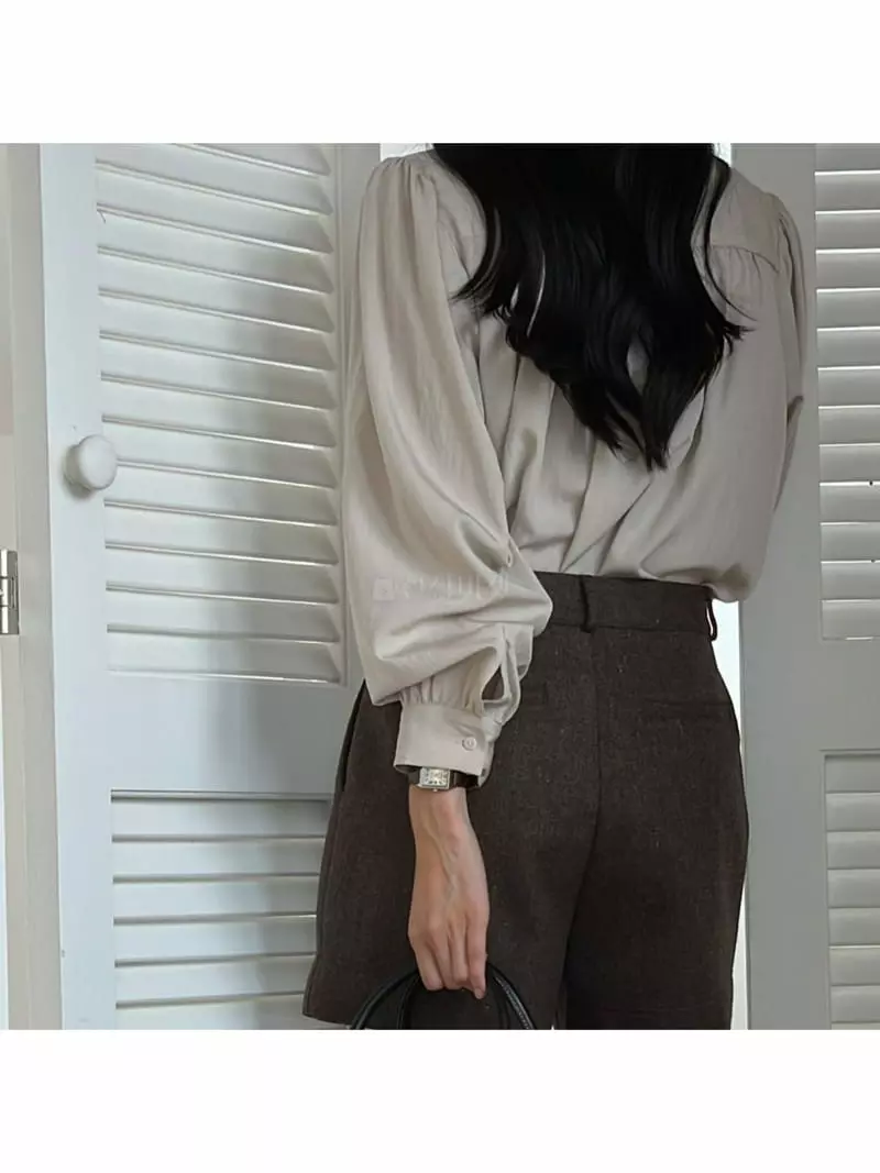 Nan - Korean Women Fashion - #momslook - Bre Blouse - 12