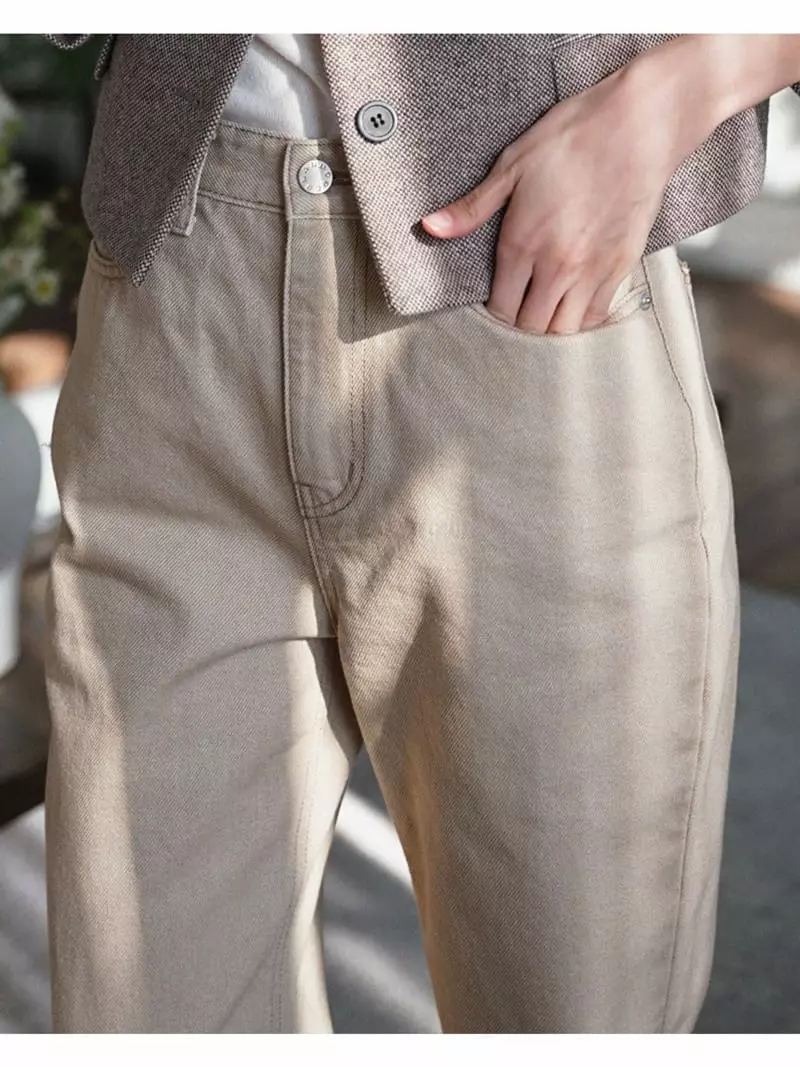 Nan - Korean Women Fashion - #momslook - Tapered Jeans - 3
