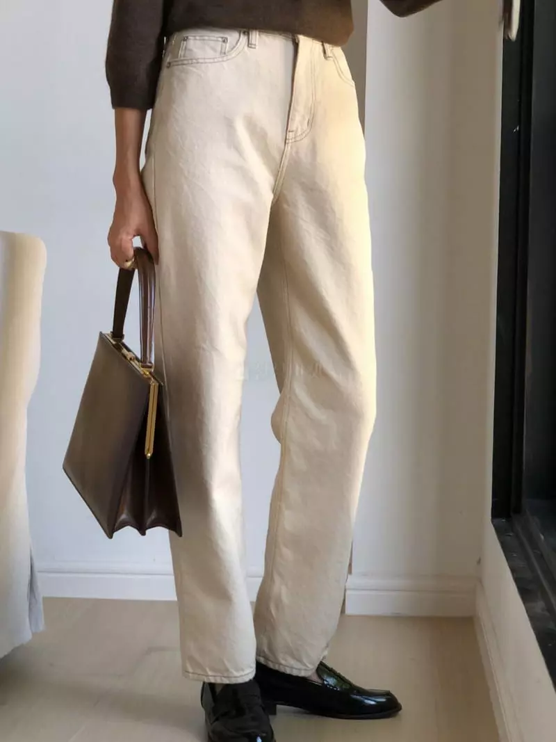 Nan - Korean Women Fashion - #momslook - Tapered Jeans - 6