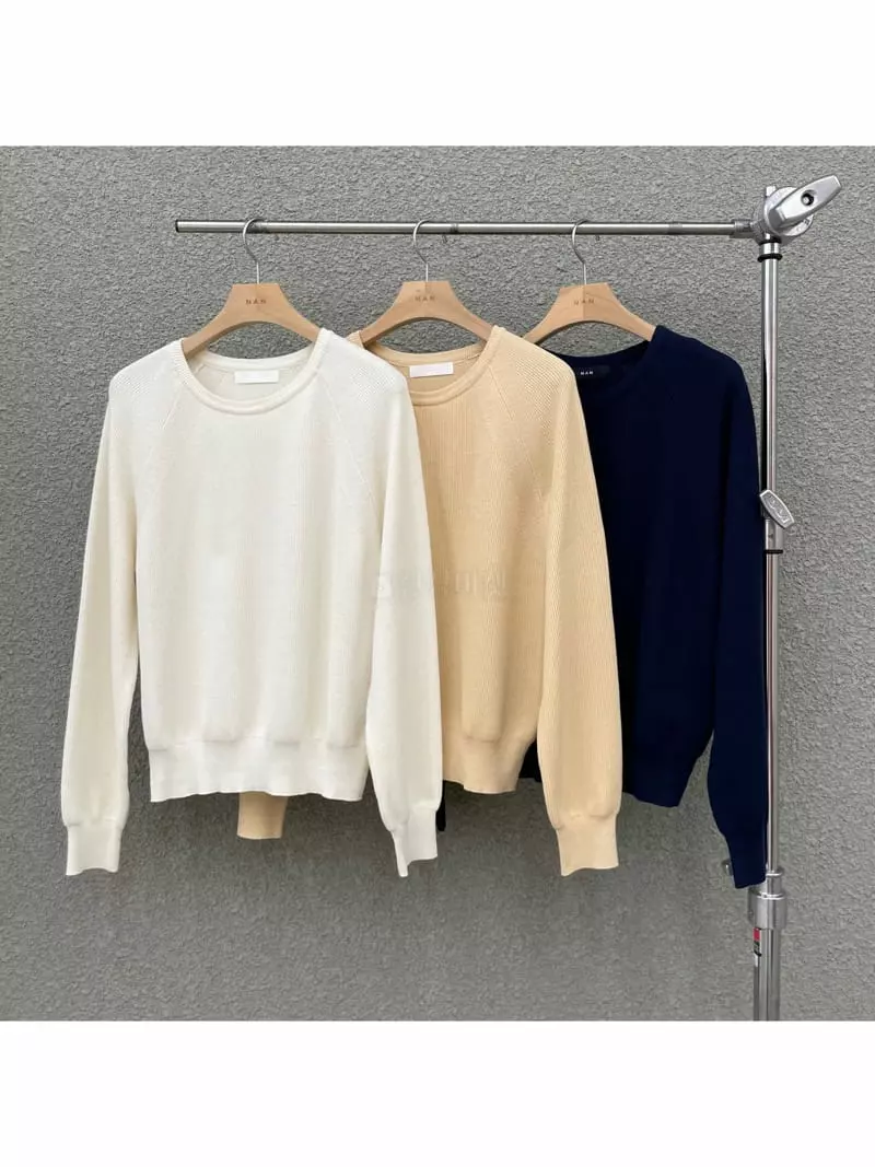 Nan - Korean Women Fashion - #momslook - Urban Knit Tee - 3