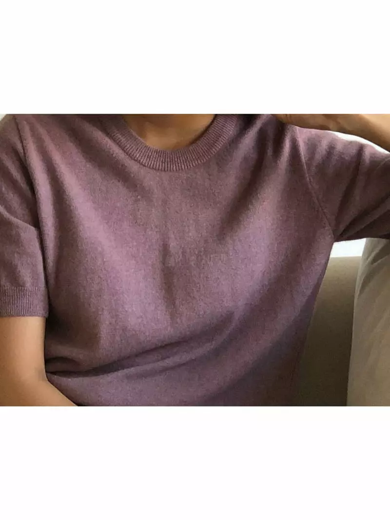 Nan - Korean Women Fashion - #shopsmall - Sable Knit Tee - 6