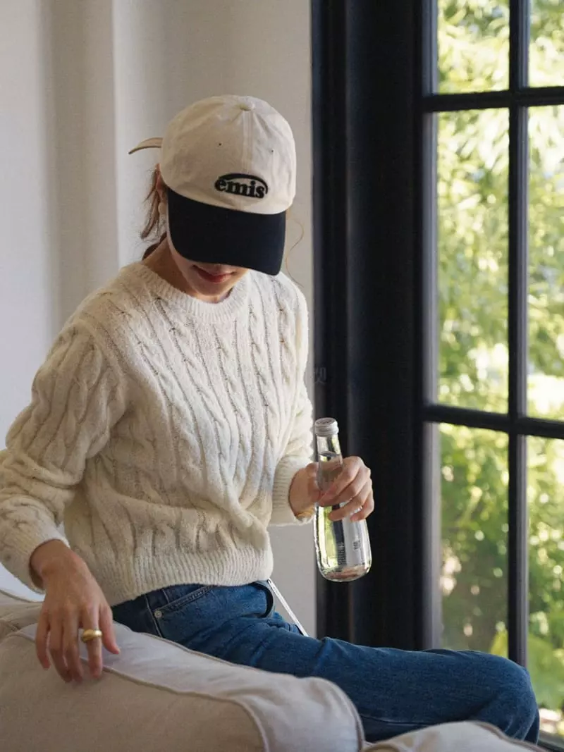 Nan - Korean Women Fashion - #shopsmall - Bookle Twist Knit Tee - 3