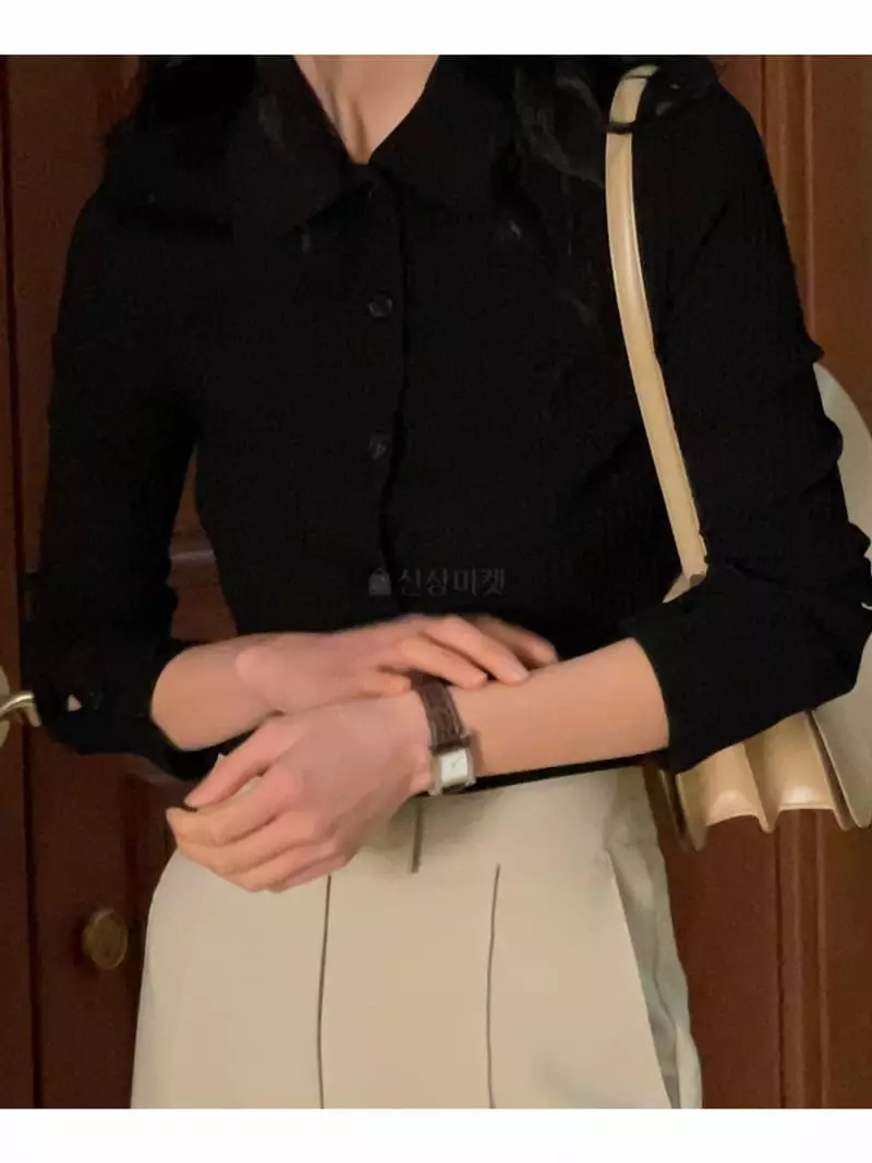 Nan - Korean Women Fashion - #shopsmall - Live Knit Shirt
