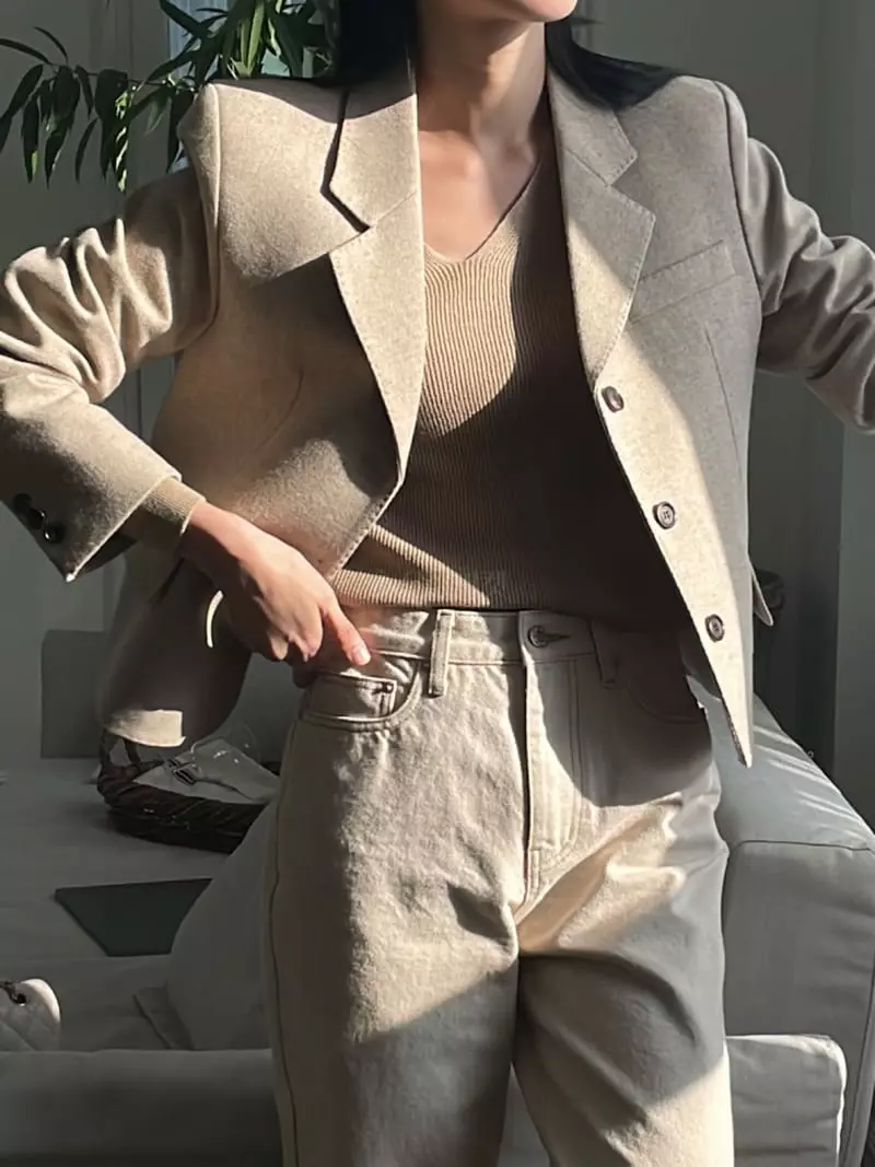 Nan - Korean Women Fashion - #momslook - Bread Jacket - 4