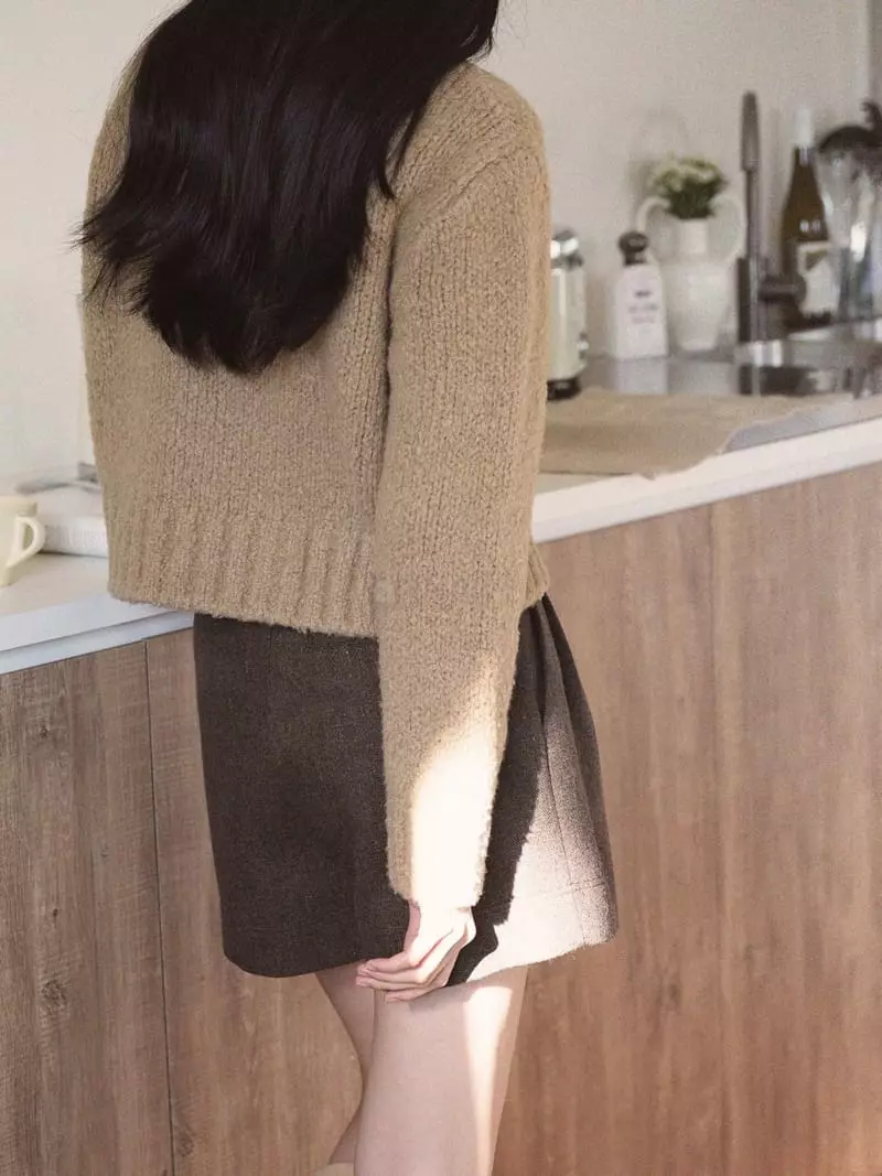 Nan - Korean Women Fashion - #womensfashion - Cloud Double Cardigan - 7