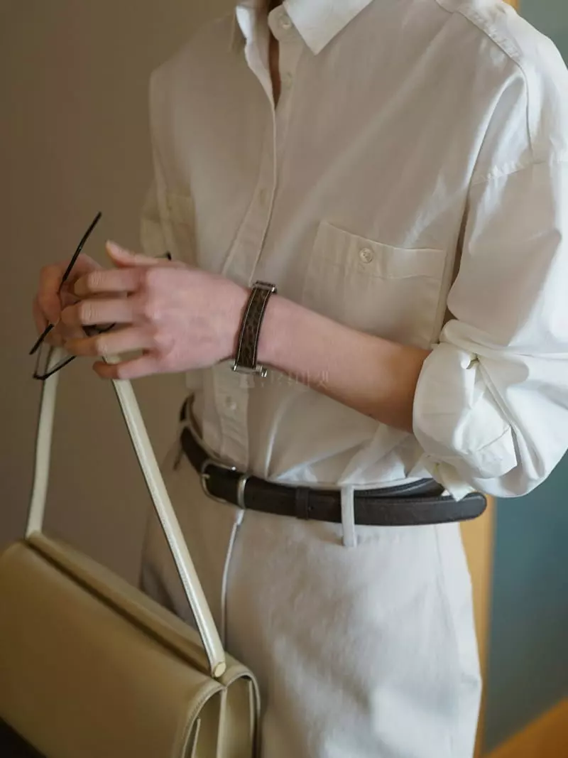 Nan - Korean Women Fashion - #womensfashion - Pocket Washing Shirt - 3
