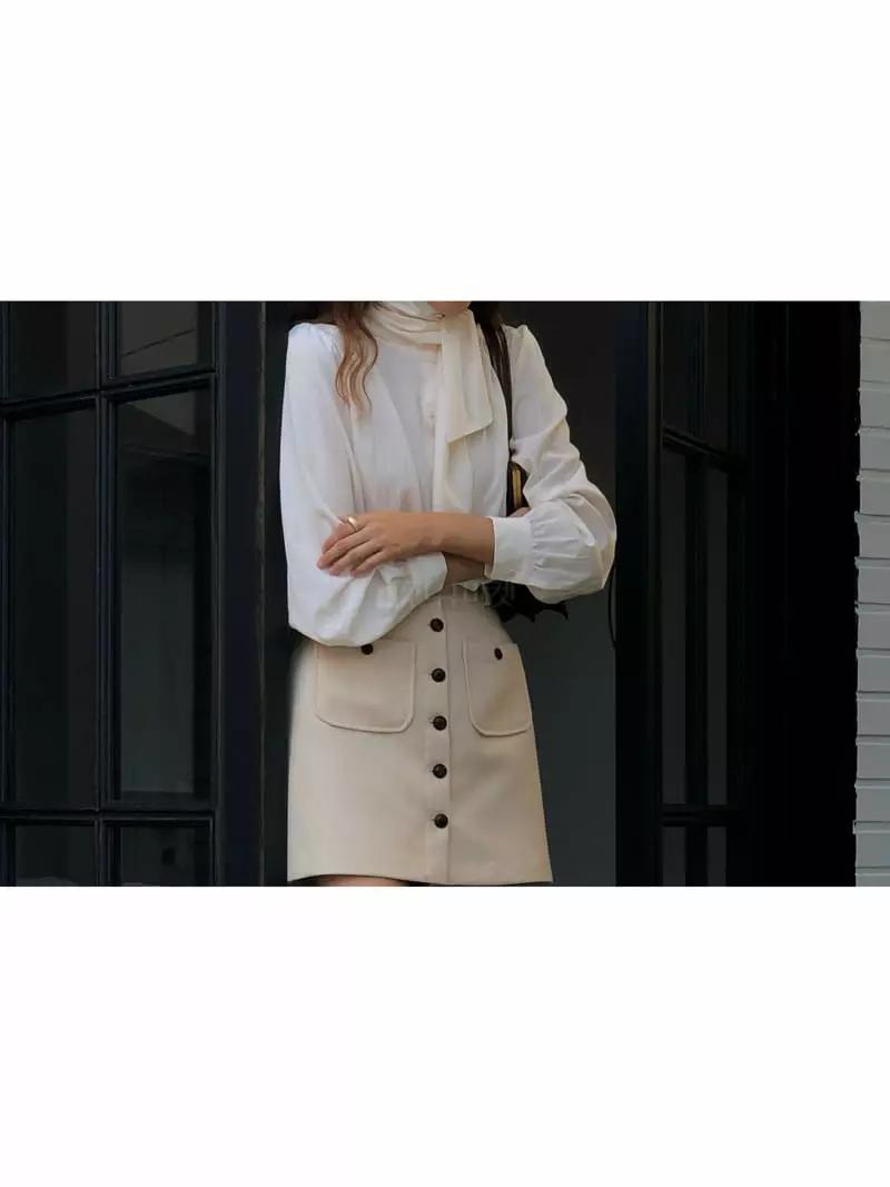 Nan - Korean Women Fashion - #womensfashion - Bre Blouse - 7