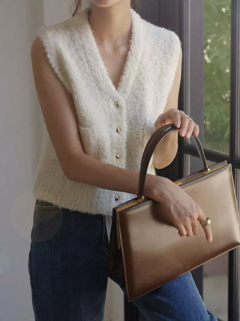 Nan - Korean Women Fashion - #womensfashion - Gold Button Vest