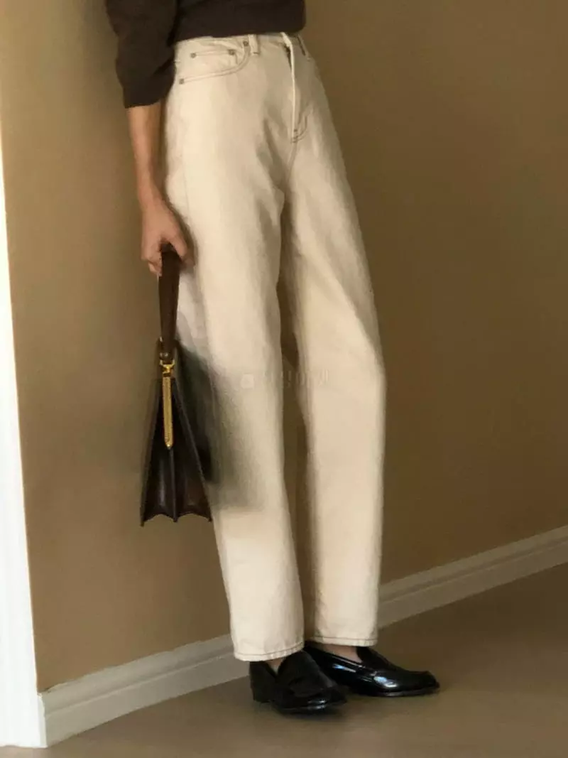 Nan - Korean Women Fashion - #momslook - Tapered Jeans - 4