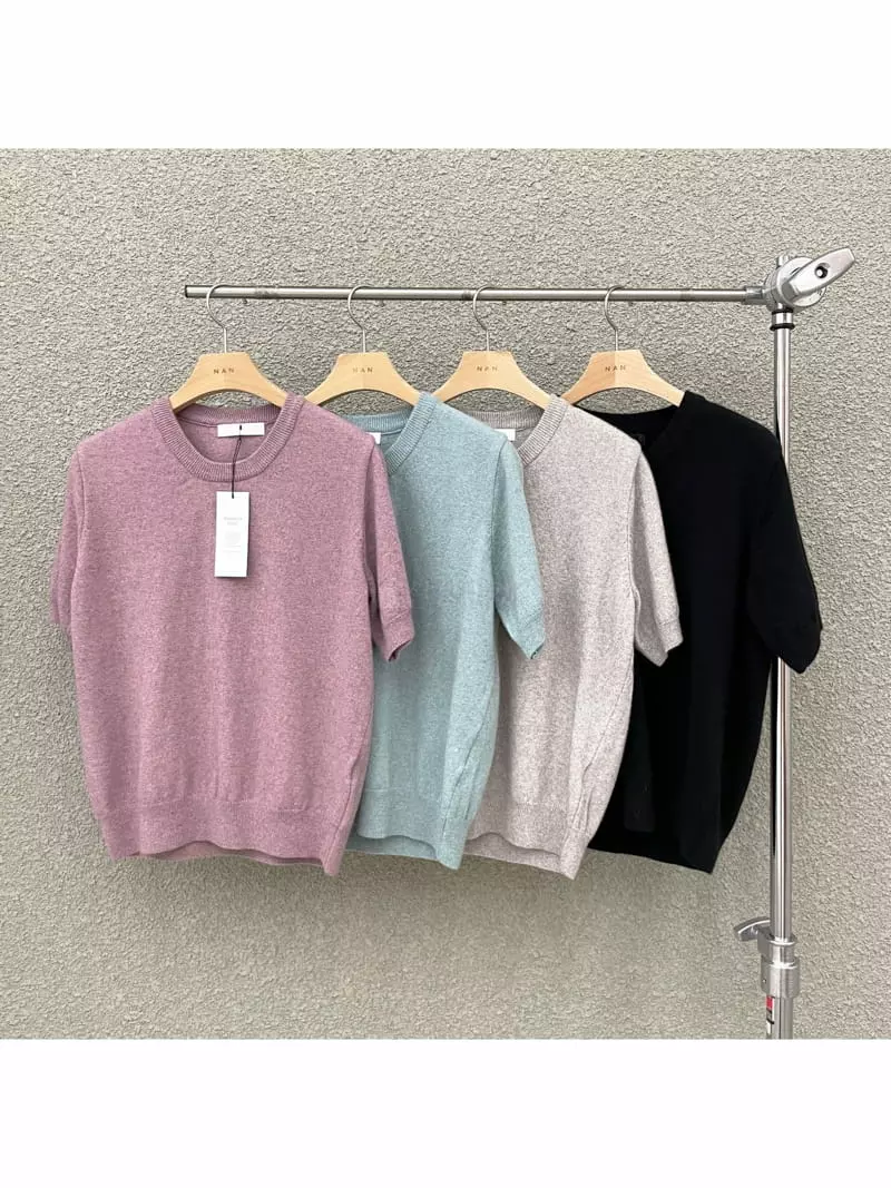 Nan - Korean Women Fashion - #womensfashion - Sable Knit Tee - 10